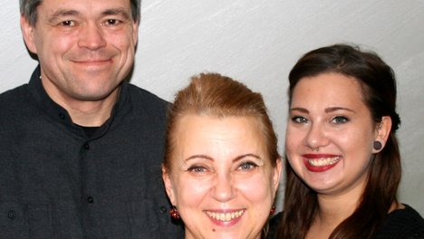 v.l.n.r: Georg Bauer, Kathrin Meß, Milena Meß